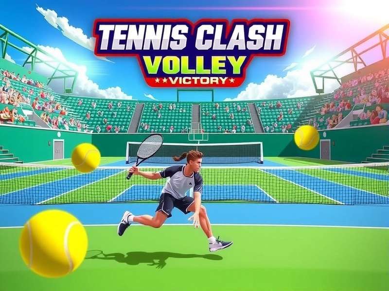 Tennis Clash Volley Victory Game Cover