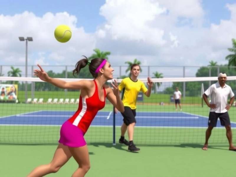 Tennis Clash Volley Victory Indian Community